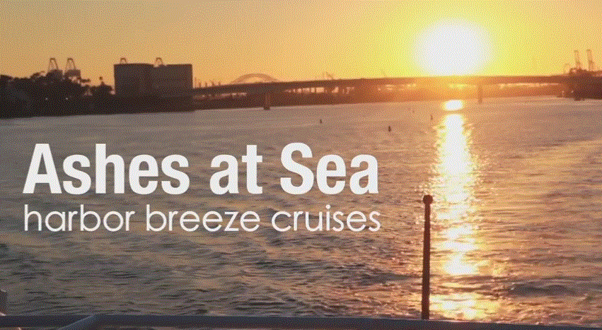 Harbor Breeze Cruises Ashes at Sea